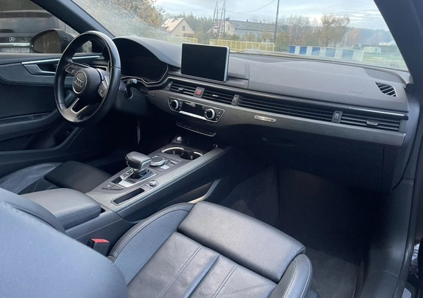 Audi A5 cena 108000 przebieg: 77000, rok produkcji 2018 z Złotów małe 529
